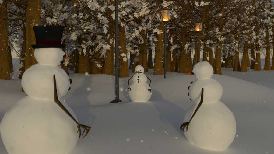 Evil Snowmen Rendered Image 1